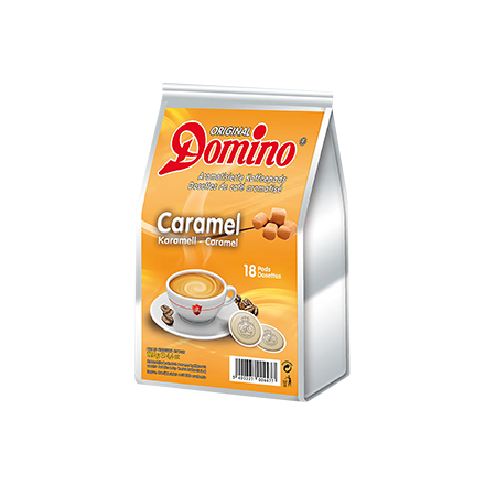 DOMINO Kaffeepads Karamell 18 Pads